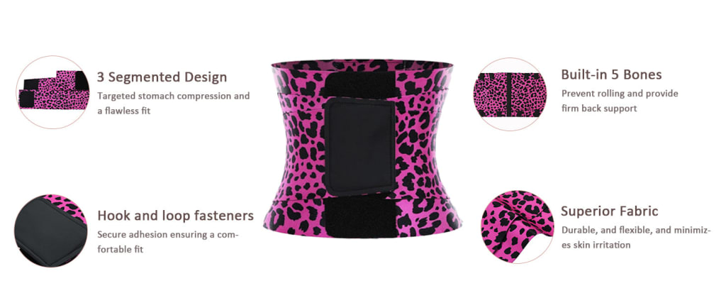 Belt Waist Cincher Ab Belt Tummy Control Body Shaper with Triple Wrap Women